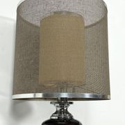 Space age Table lamp in chrome and lacquer. Italy 1970s