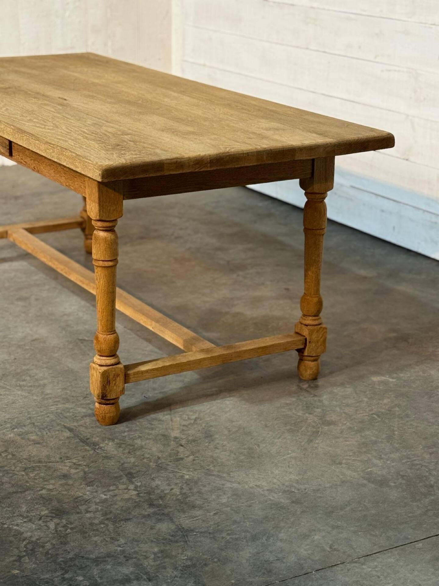Oak farmhouse table