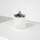 Sugar bowl by Josef Hoffmann for Bieffeplast, Italy, 1980s.