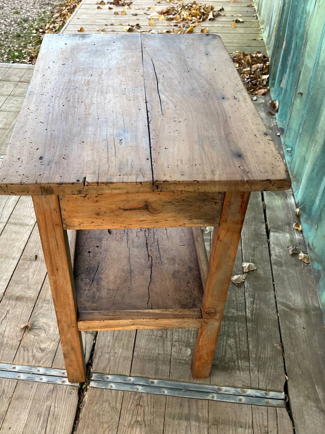 Ancienne table établi