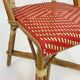 Chaise bistrot vannerie Marcel Chambon