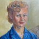 Portrait of woman french school of the twentieth century