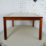Table in teak with ceramic, Denmark, 1970