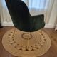 Fauteuil design italien torre 1961 – modèle da vinci 02 – velours vert