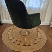 Fauteuil design italien torre 1961 – modèle da vinci 02 – velours vert