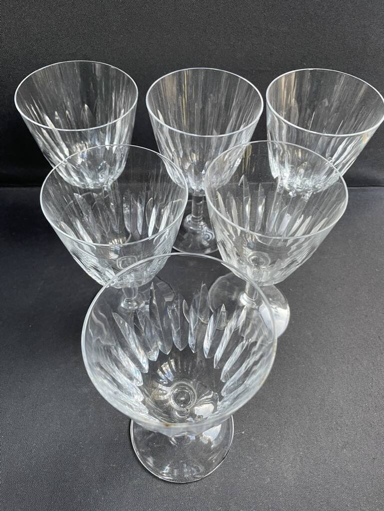 6 verres à eau baccarat service casino