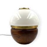 Luigi Caccia Dominioni, rare table lamp, Azucena Italy, 1970s