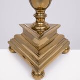 set solid Brass Gothic Revival Table Lamps 1950s