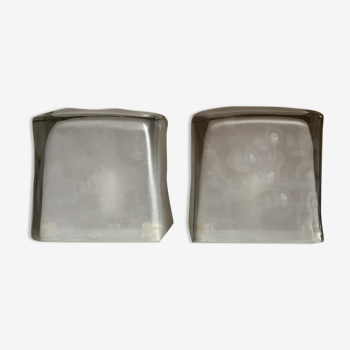 Ice cube lamp iviken, vintage design ikea, year 1990