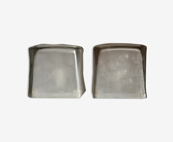 Ice cube lamp iviken, vintage design ikea, year 1990