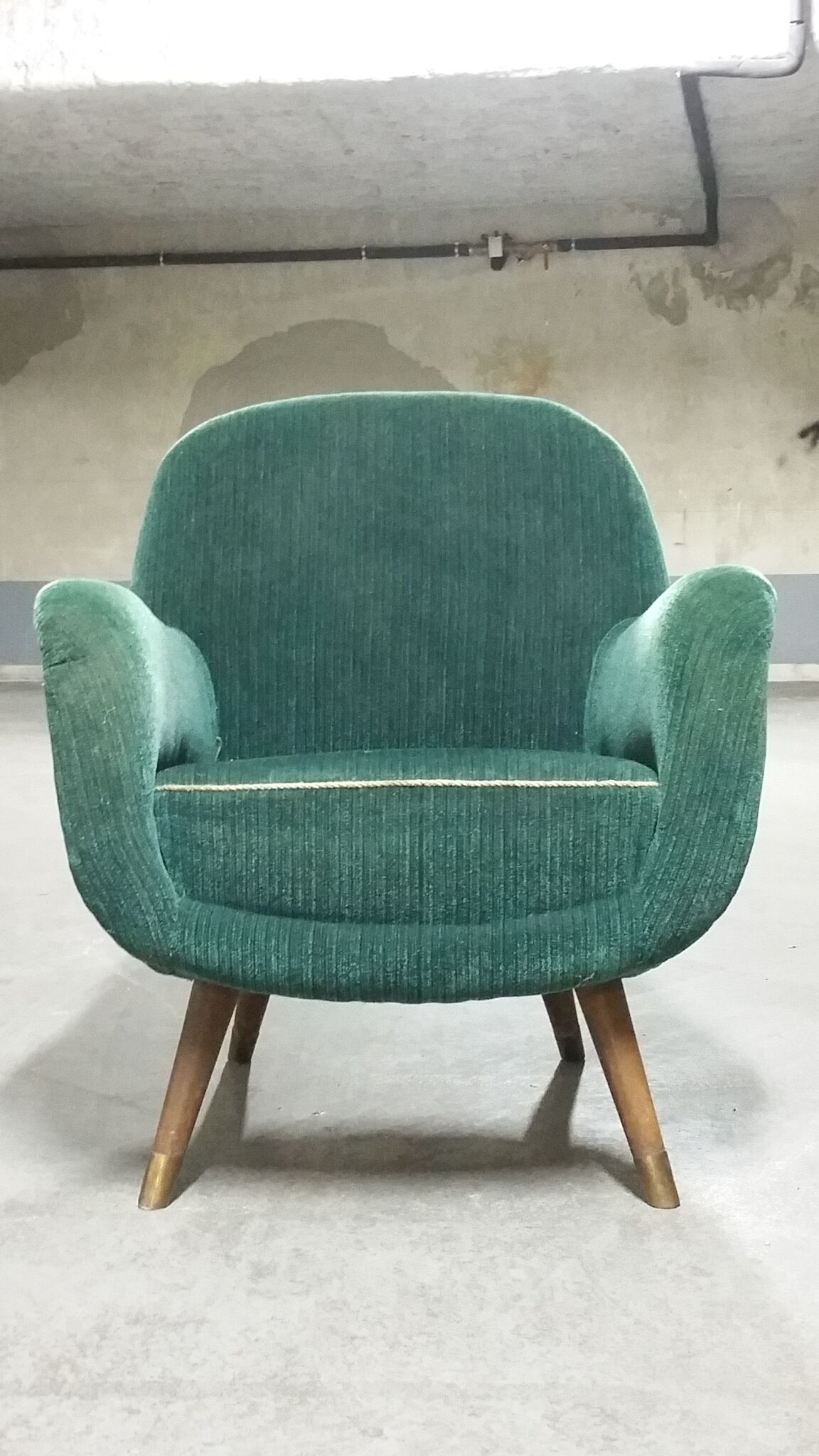 Sofa 2 places Egg 50s 60s