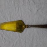 Silver-lined and gold-plated pie server