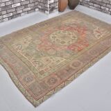 Oushak Handknotted Vintage Rug sku 1453