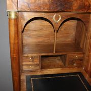 Small Empire walnut secretary from the 19th century
