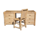 Bamboo desk, large drawer desk with chair, storage, bamboo furniture, interior decoration