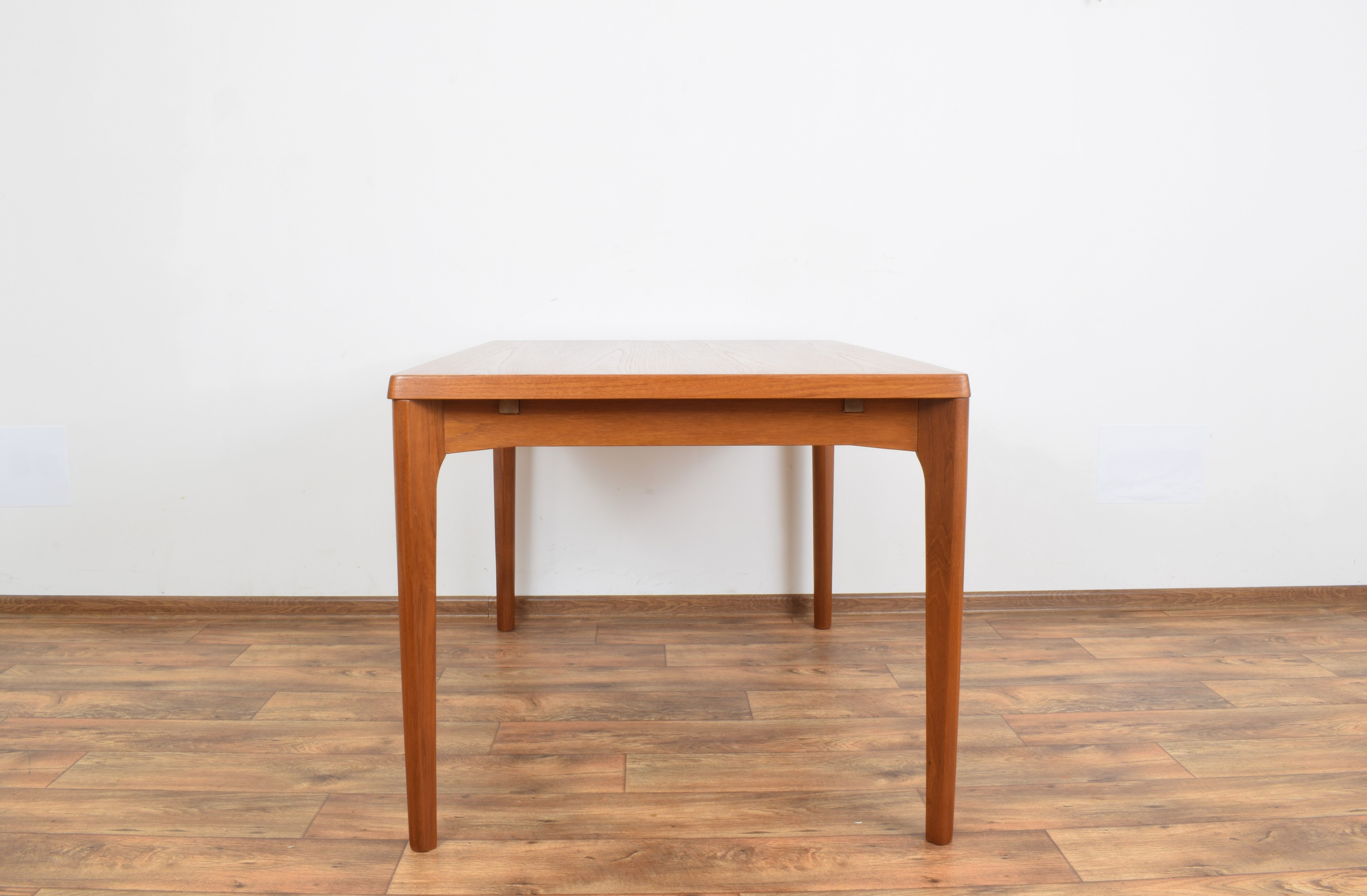 Teak extendable dining table by Henning Kjærnulf for Vejle Mobelfabrik, 1960s