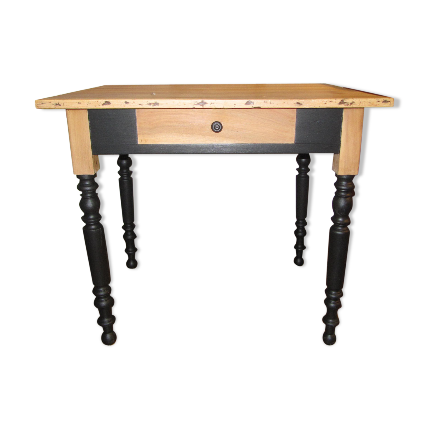 Bureau en noyer avec sa chaise
