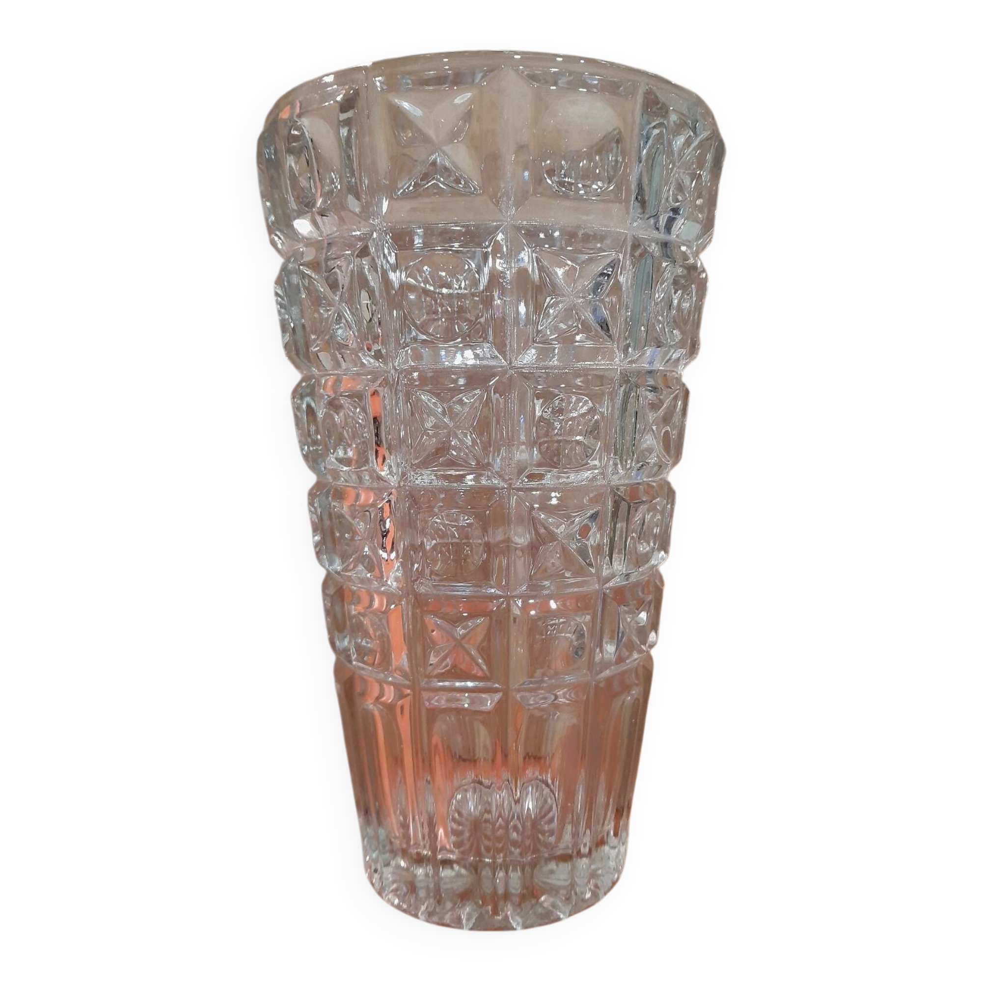 Vase designer Jiří Zejmon « OXO » – Vintage Bohemian glass