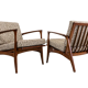 Chaises scandinaves vintage, Danemark, années 60, ensemble de 2
