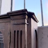Enfilade display cabinet, solid oak, 1920.