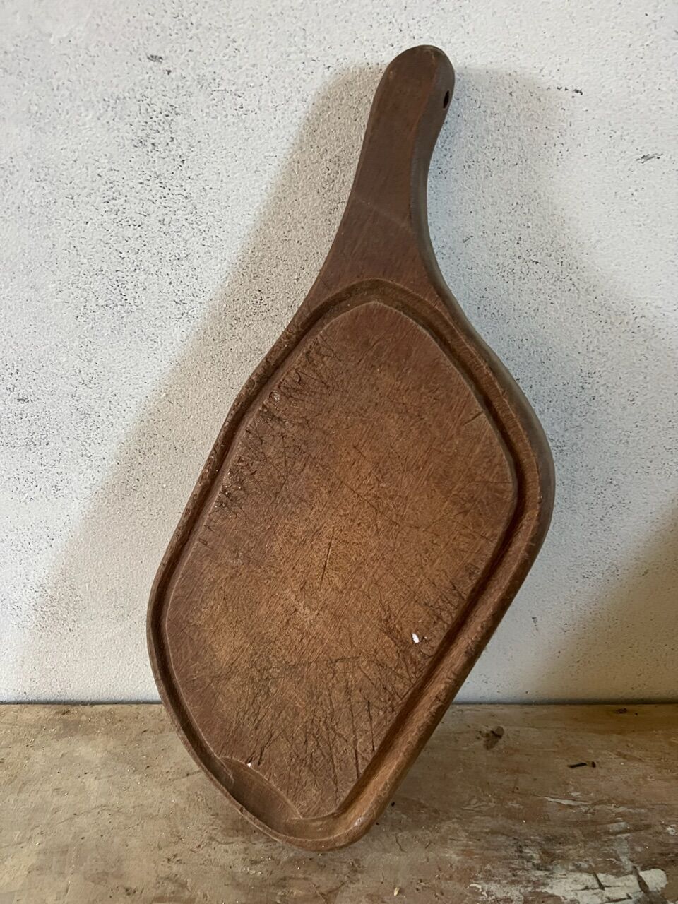 Old wooden cutting board