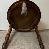 Small table with walnut band