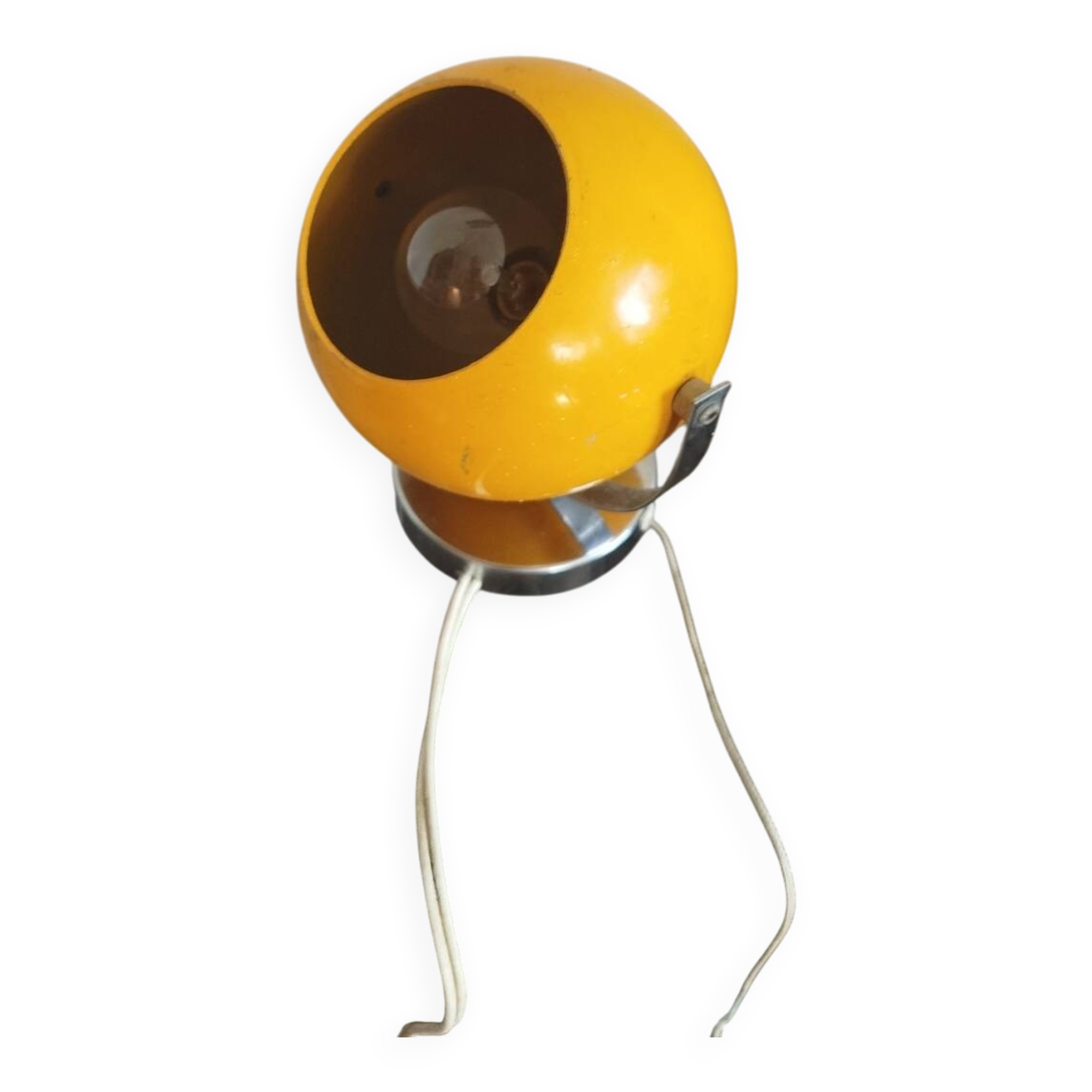 Yellow eyeball lamp, 1979s