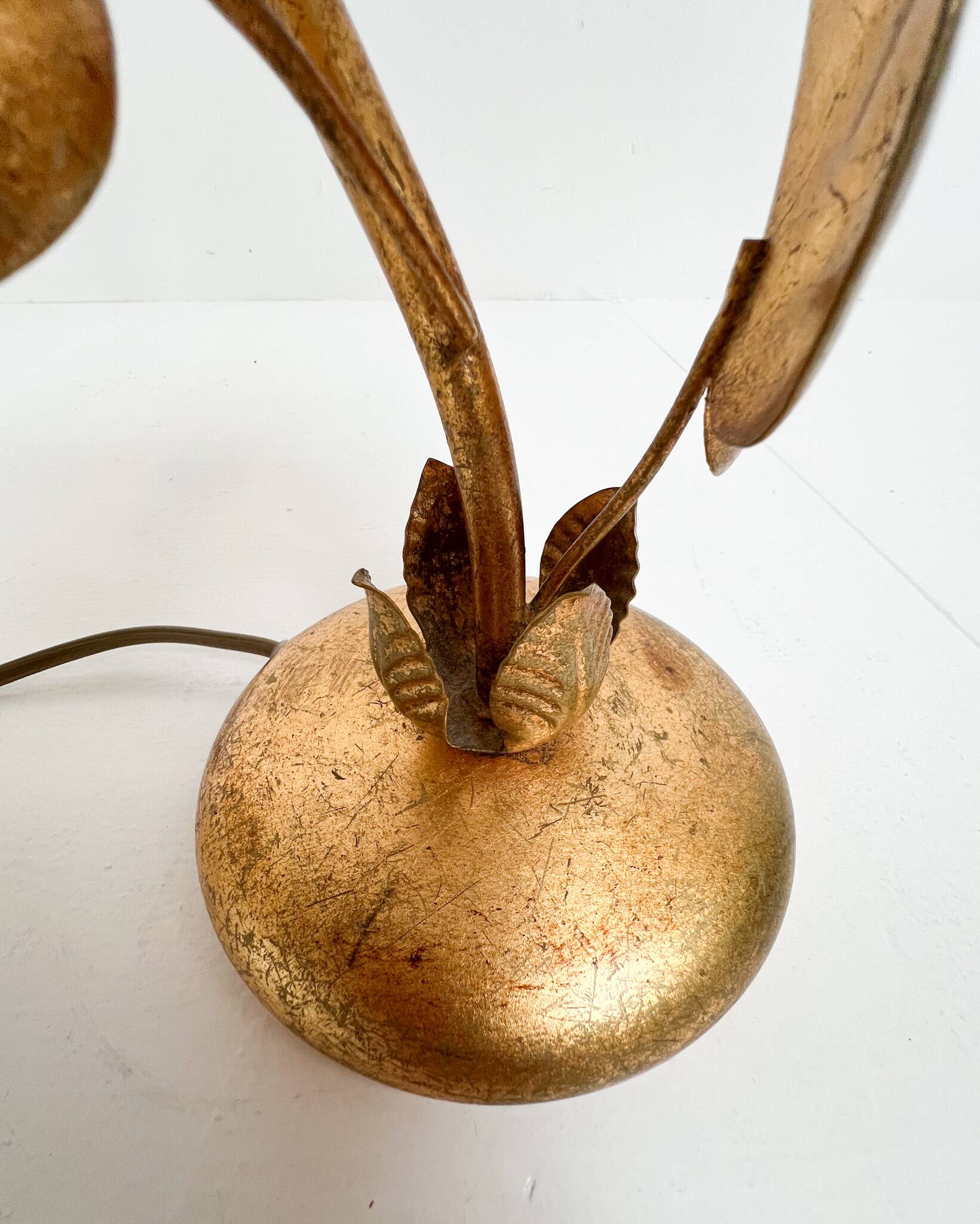 Ensemble de 2 lampes de table florentines d'Italie, années 1960