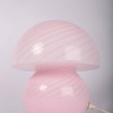 Pink mushroom lamp, Vetri Murano, Italy