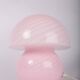 Pink mushroom lamp, Vetri Murano, Italy