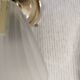 Pair of wall sconces shell lamps Art Deco frosted glass