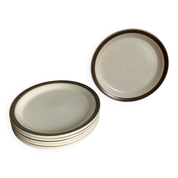 6 assiettes à dessert England