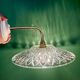 Coudé wall lamp with an old cut glass lampshade - tableware collection