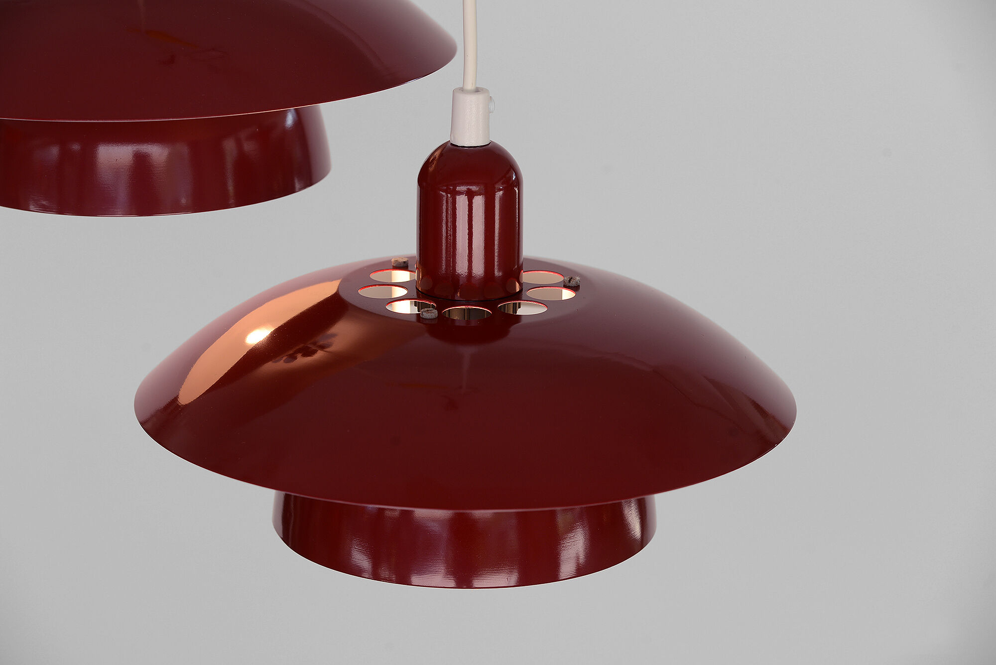 Pair of hanging lamps from Hamalux