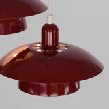 Pair of hanging lamps from Hamalux