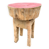 Old brutalist quadripod stool