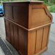 Bureau américain en chêne et son fauteuil