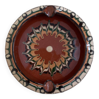 Psychedelic Pattern Handmade Ashtray