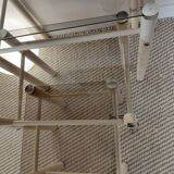 Beige Metal Nesting Tables Yves Boutboul 1970s