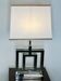 Art Deco lamp in chrome aluminium and altuglass from the 2000s.