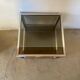 Square coffee table, chrome and smoked glass, 1970s