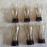 Series of 6 glasses