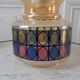 Colored glass pendant lamp 70s