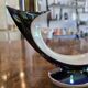 Pair of Verceram electric candlesticks – Space Age design – ceramic