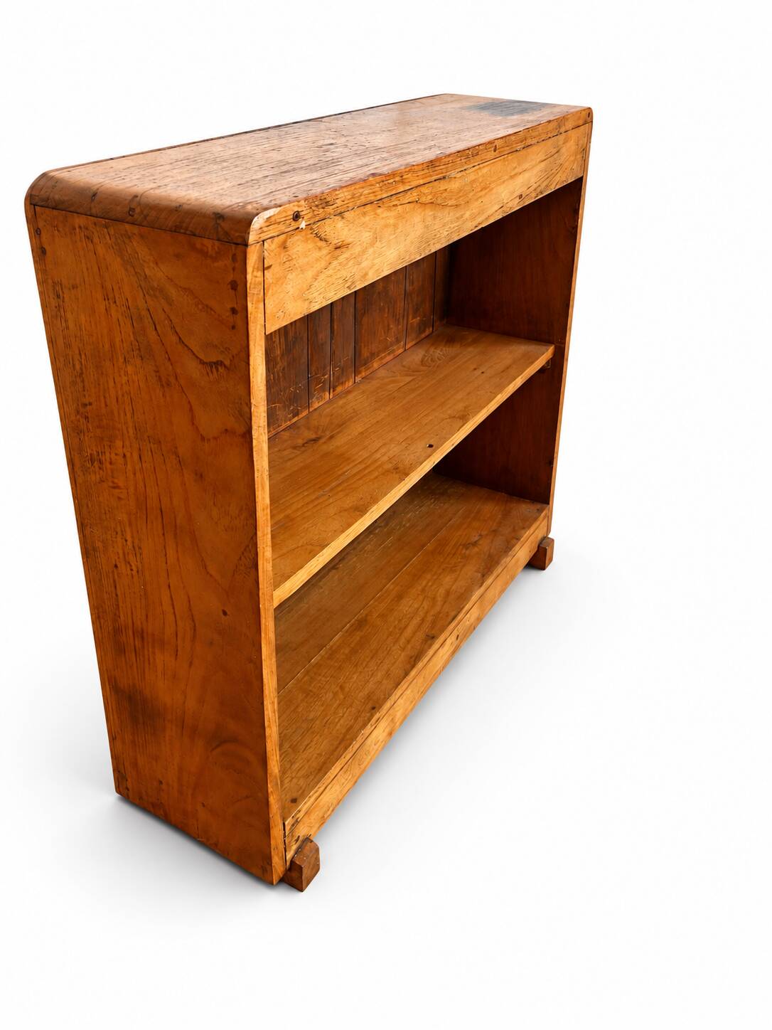 Petite bibliothèque en bois vintage / Étagère ouverte