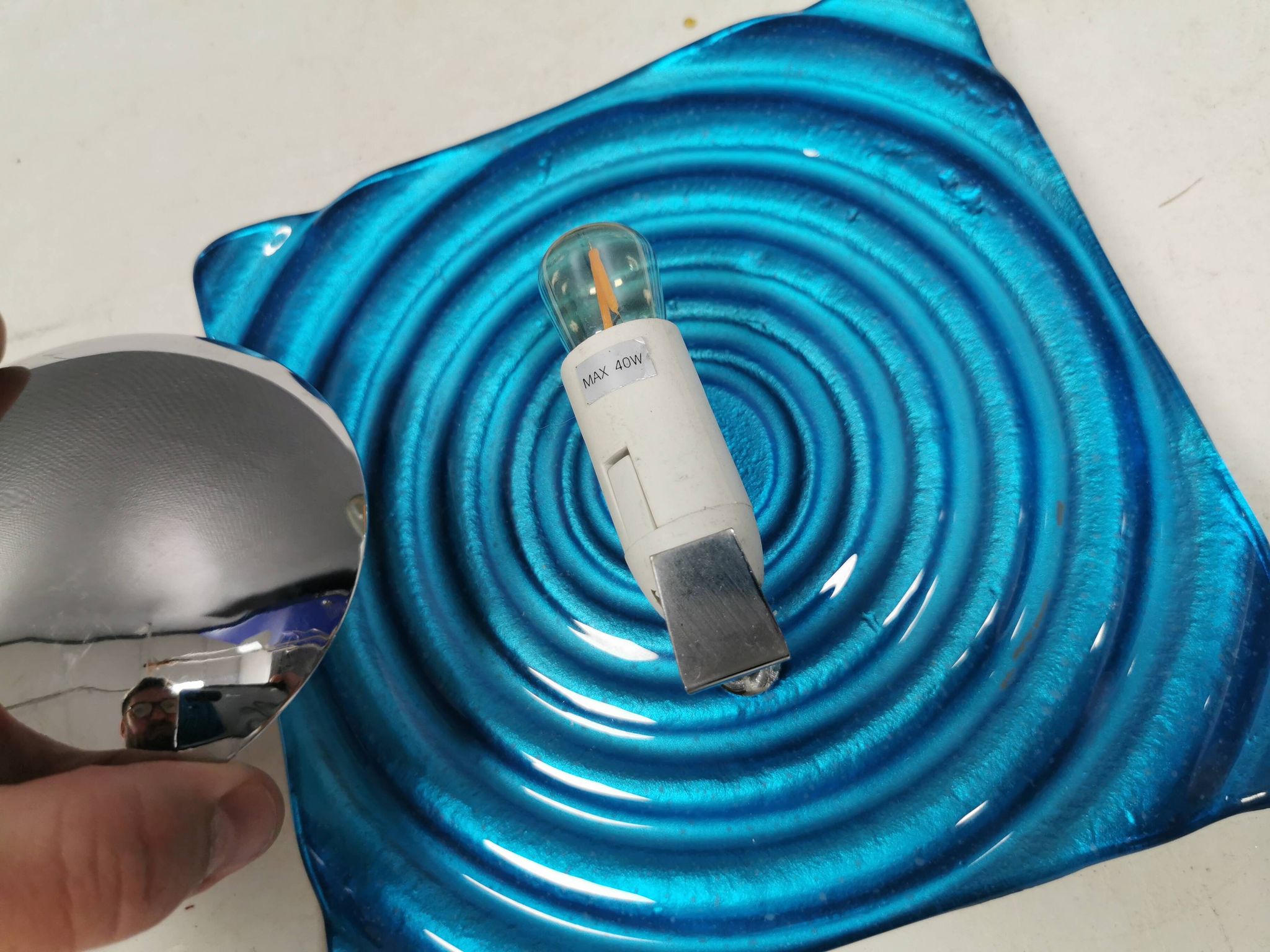Space-Age wall lamp from Swedish company Globen AB  1970-80s