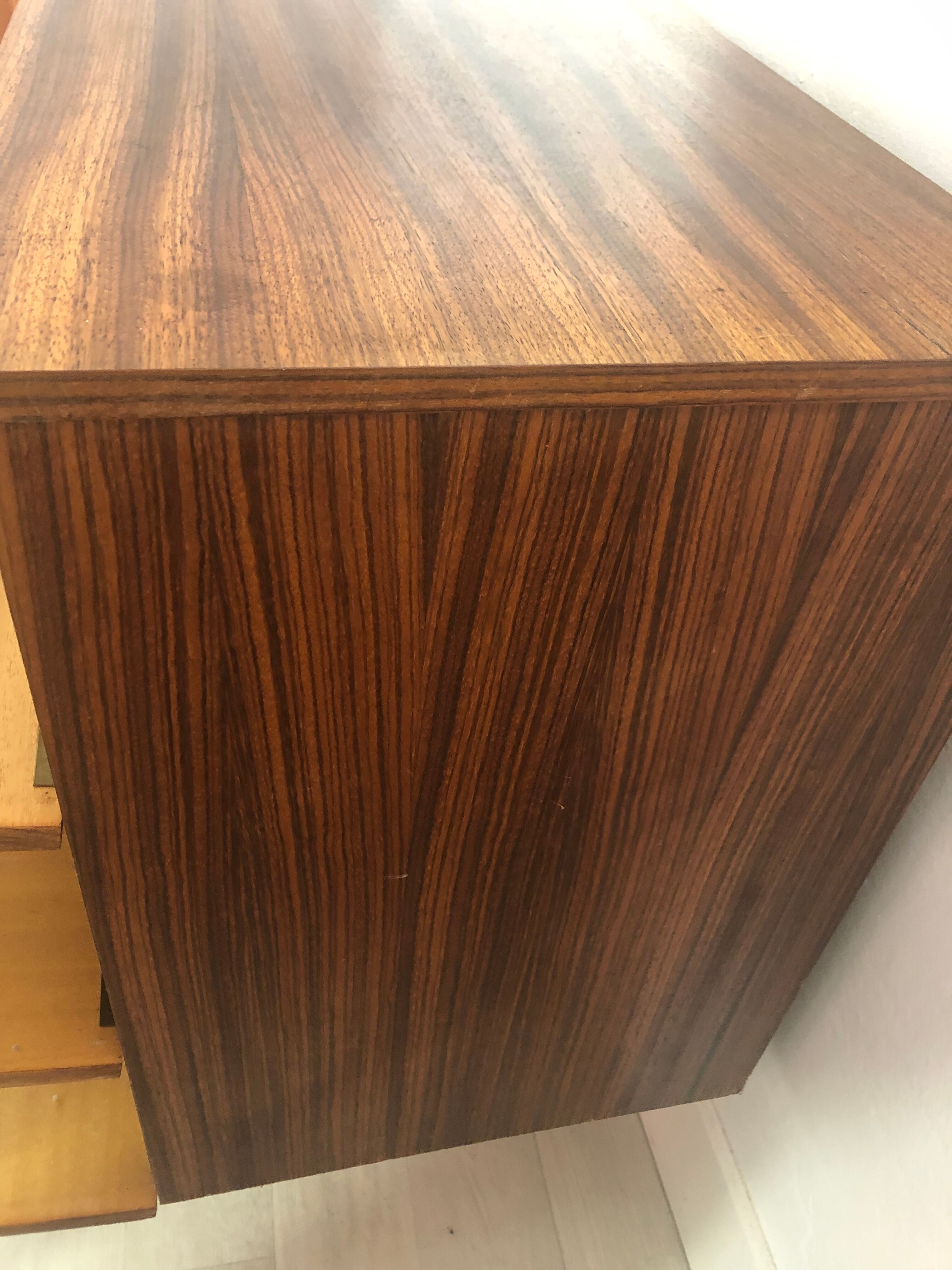 Enfilade wood doors with vintage valves 60s/70s