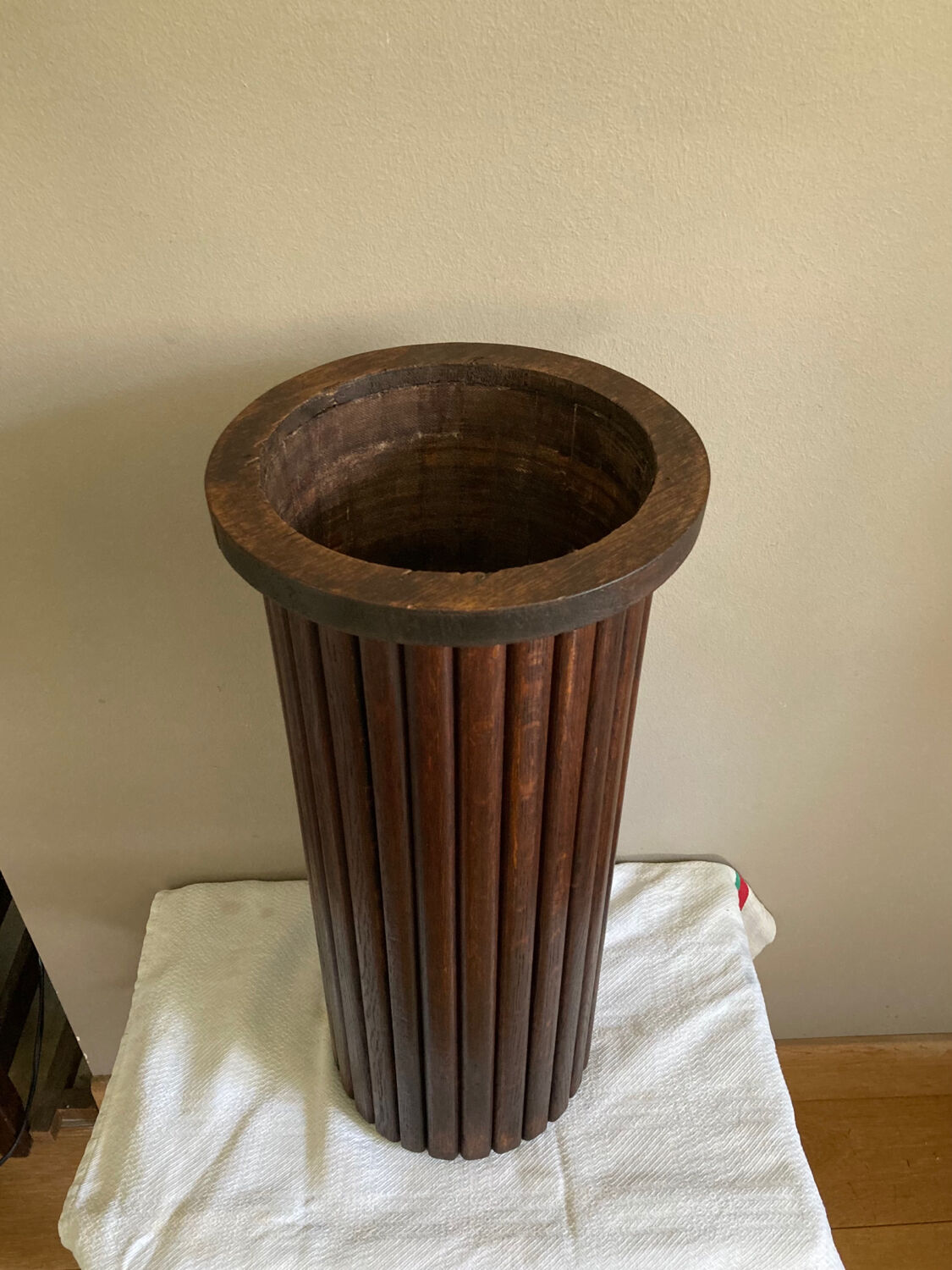 Umbrella holder in wood early twentieth century