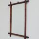 Antique faux bamboo mirror, France, late 19th century