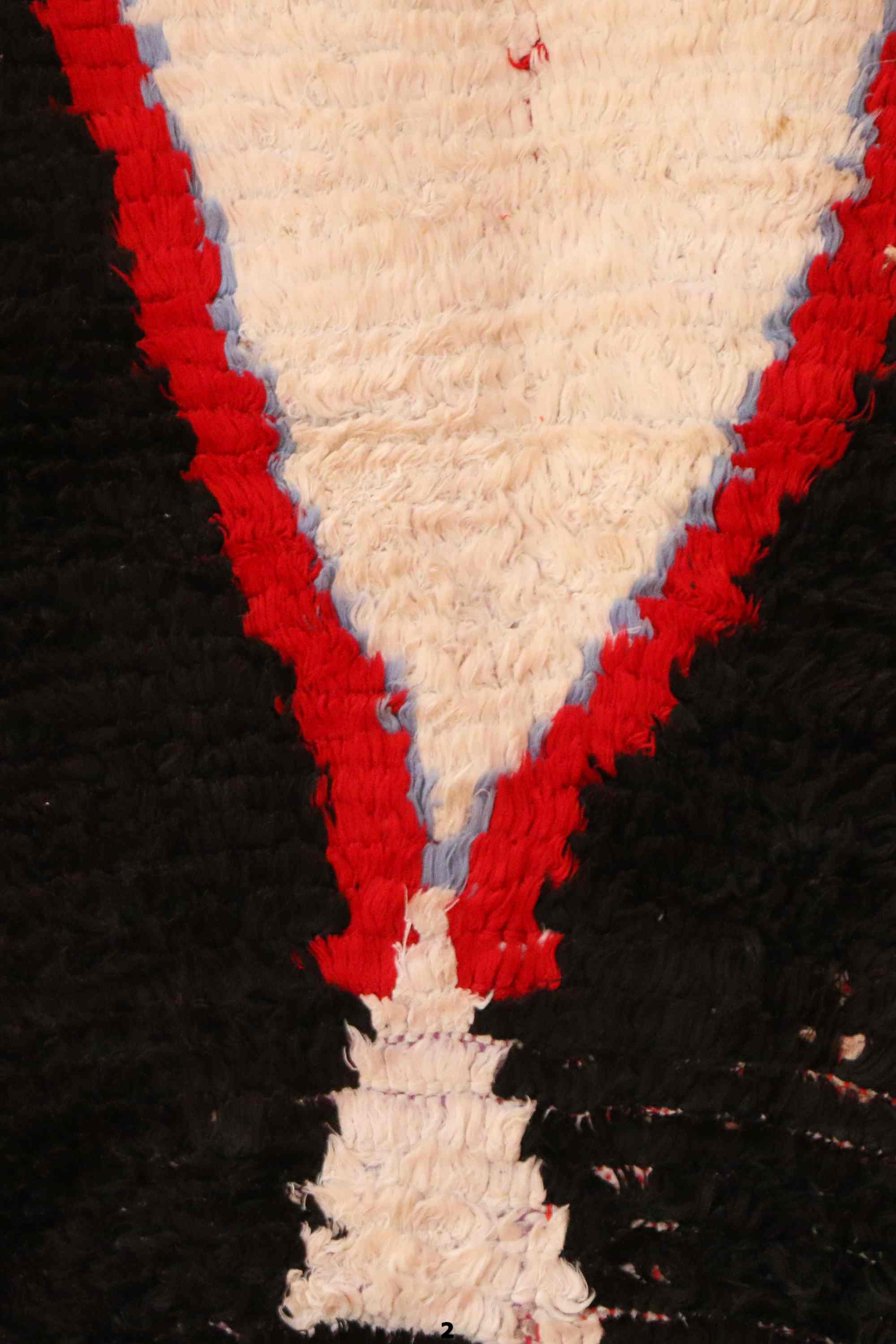 Moroccan colorful carpet 84 x 219 cm